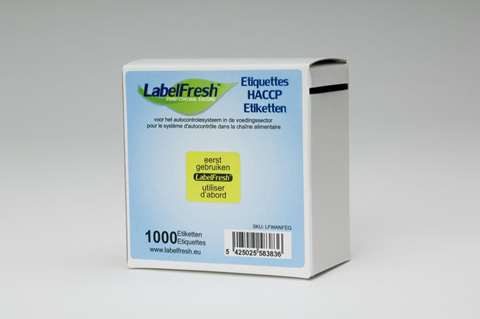 LabelFresh réfrigération/utiliser d'abord, 30x25mm - HACCP