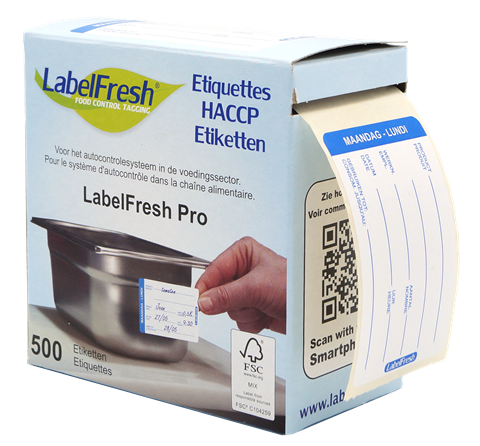 LabelFresh Pro, 70x45mm - lundi