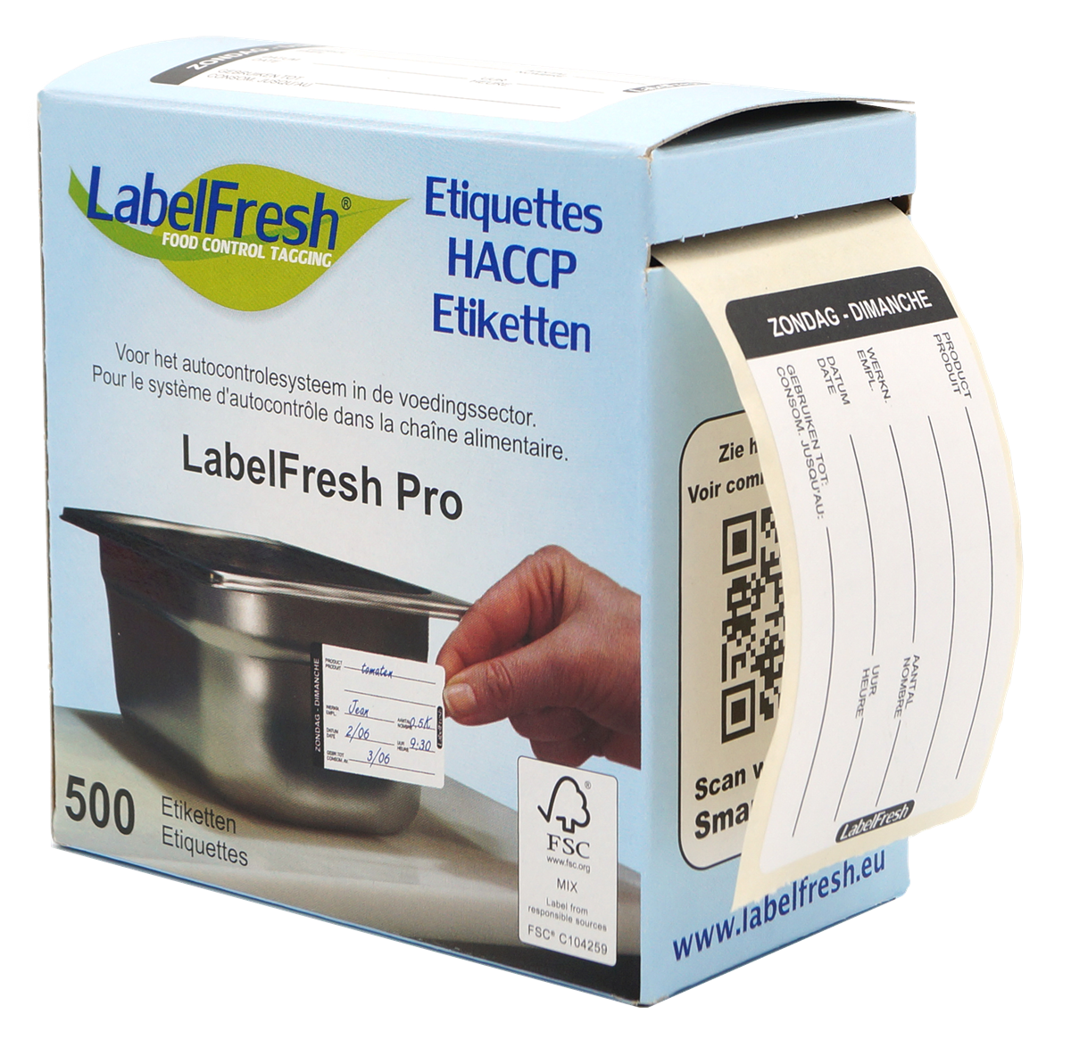 LabelFresh Pro, 70x45mm - zondag