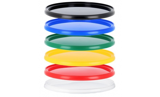 Deksel voor emmer voedingsgeschikt 20l, blauw