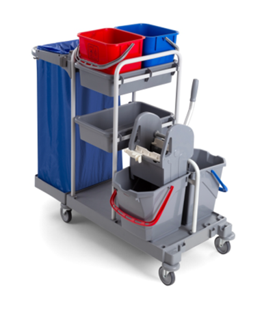 Chariot de nettoyage Green 150, gris