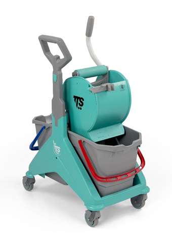 Nickita 50 Mopcar, 2x25l - vert (avec presse à rouleau)