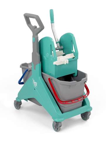 Nickita 50 Mopcar, 2x25l - vert (avec presse verticale)