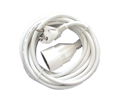 Rallonge 5x1.5mm IP20, 10m - blanc