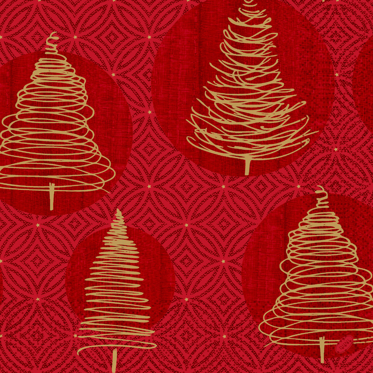 Servetten, 40x40cm - 3-laags - Elegant Trees