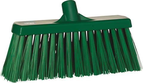 Vikan, brosse de rue - fibres dures -30cm - vert