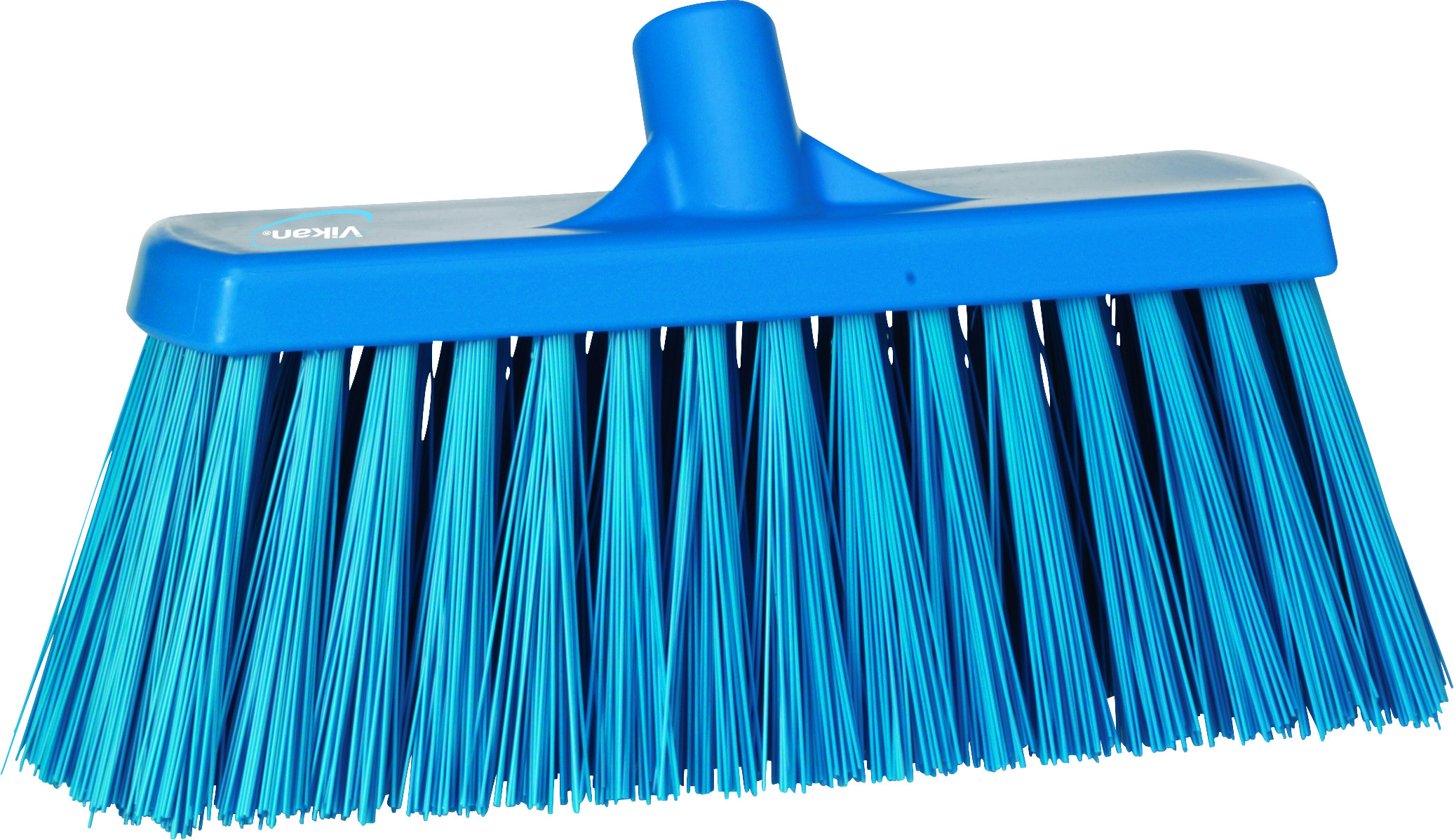 Vikan, brosse de rue - fibres dures - 30cm - bleu
