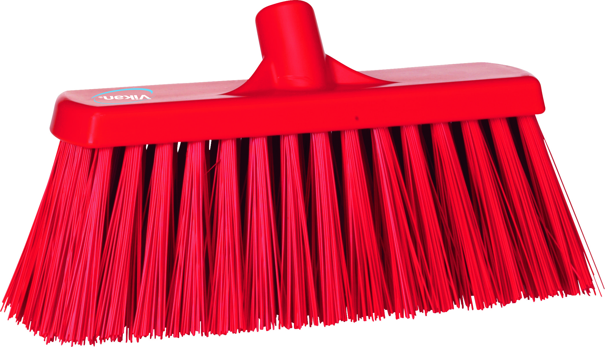 Vikan, brosse de rue - fibres dures - 30cm - rouge