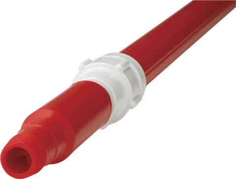 Vikan, manche télescopique - passage d'eau - 150 cm - rood