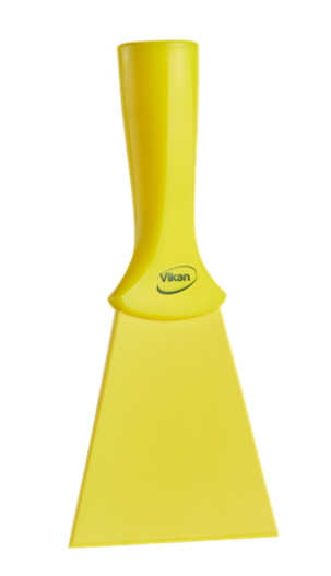 Vikan, handschraper - 10cm - geel