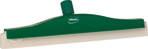 Vikan, raclette pivotante - mousse blanche - 40cm - verte