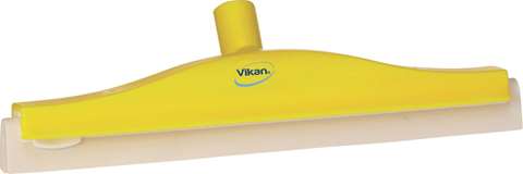 Vikan, raclette pivotante - mousse blanche - 40cm - jaune