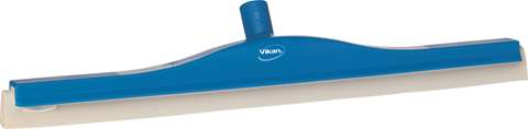 Vikan, raclette pivotante - mousse blanche - 60cm - bleue