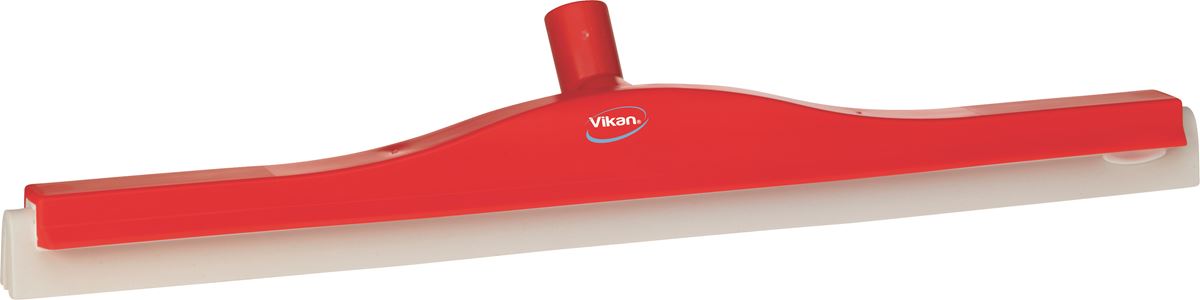 Vikan, raclette pivotante - mousse blanche - 60cm - rouge