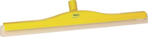 Vikan, raclette pivotante - mousse blanche - 60cm - jaune