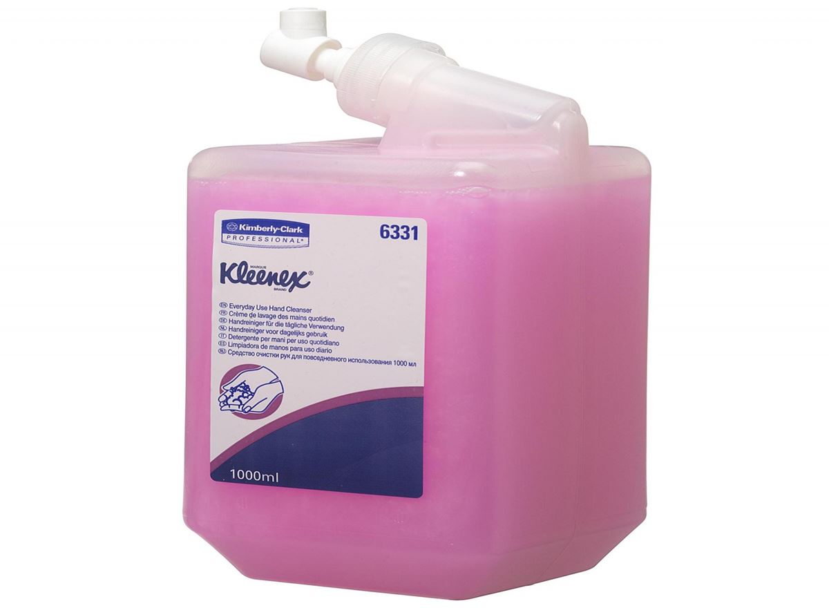 Kleenex, savon à mains - rose