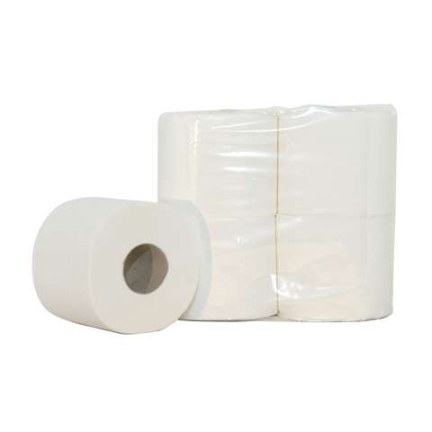 Toiletpapier Eco, 2-laags - 400-vel - super tissue - wit