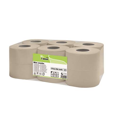 E-Tissue, papier toilette mini jumbo Eco - 2 plis