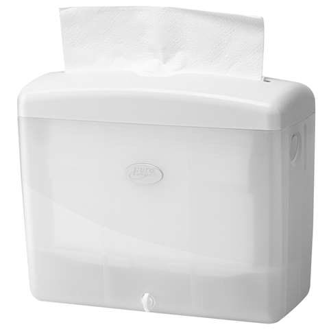 Pearl White, distributeur de table pour essuie-mains