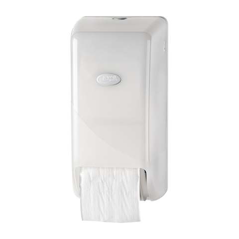 Pearl White, distributeur papier toilette avec embouts 2R