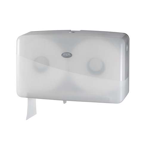 Pearl White, distributeur papier toilette mini jumbo - duo