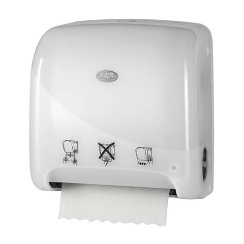 Pearl White, handdoekroldispenser Mini Matic
