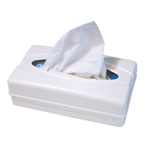 Distributeur pour Facial tissue, en plastique - blanc