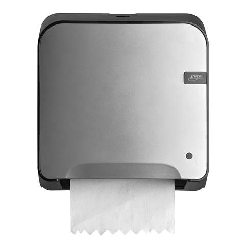 Quartz Silver, handdoekroldispenser Mini Matic