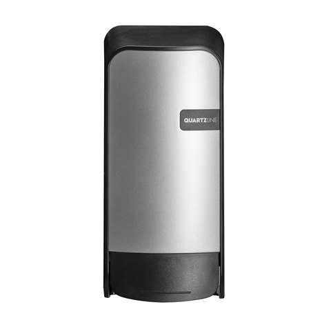 Quartz Silver, zeepdispenser bag-in-box (met reservoir)