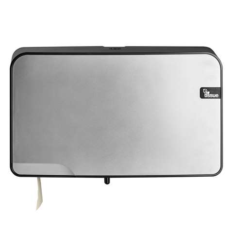 E-Tissue, Quartz Silver-distr. pap. toilette mini jumbo-duo