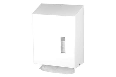 Santral, vouwhanddoekdispenser HSU31P, rvs - wit