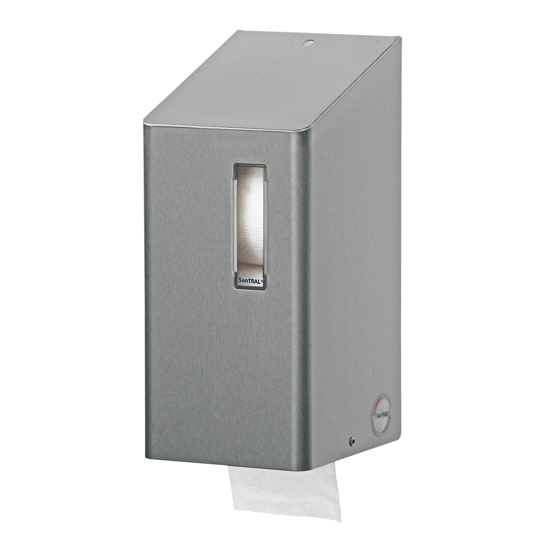 Santral, doproltoiletpapier dispenser SRU2E, geborst. rvs