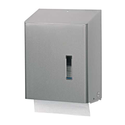 Santral, vouwhanddoekdispenser HSU31E - geborst. rvs