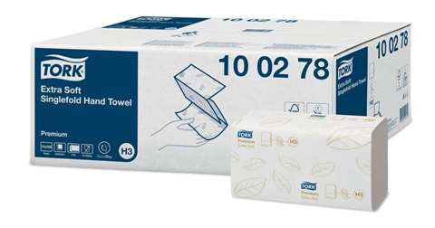 Tork Extra Soft Singlef. Hand Towel Adv., 2 plis - blanc