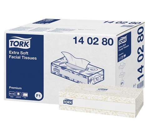 Tork Facial tissue Extra Soft, 2 laags - wit