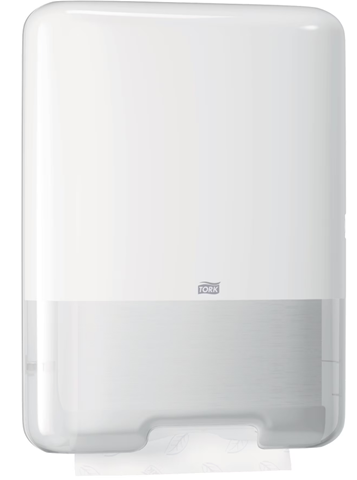 Tork Distributeur pour Essuie-Mains pliés en Z/C H3, blanc