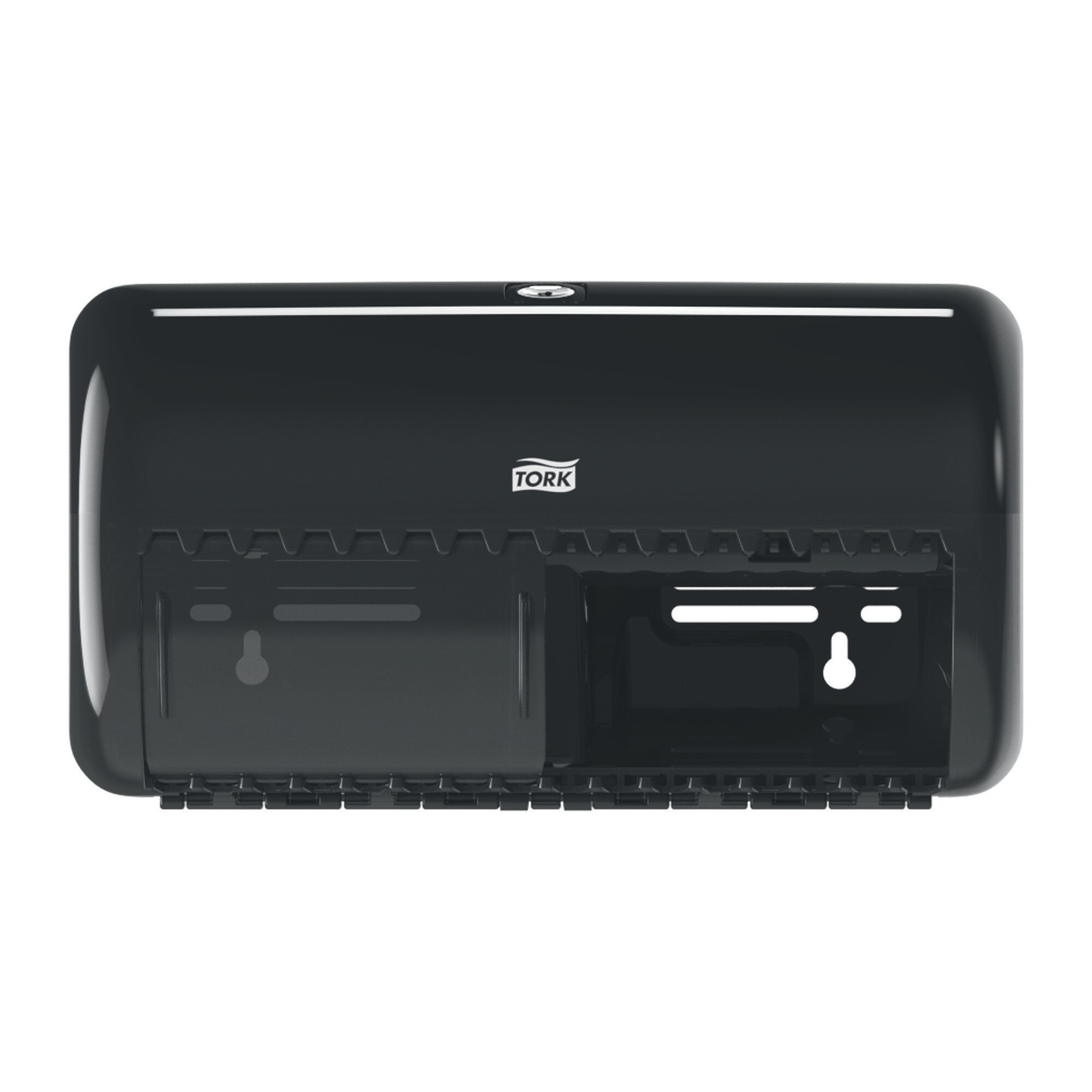 Tork Conventional Toilet Roll Dispenser, zwart (T4)